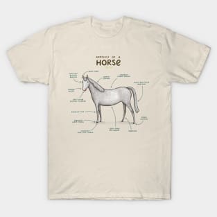 Anatomy of a Horse T-Shirt